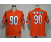 NIKE NFL Jerseys Chicago Bears 90 Julius Peppers Orange (Game)