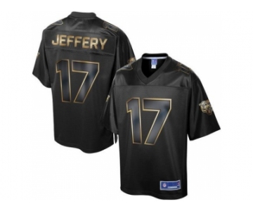 Nike Chicago Bears #17 Alshon Jeffery Pro Line Black Gold Collection Jersey[Game]