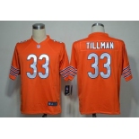 nike nfl jerseys Chicago Bears #33 Tillman Orange[ Game]