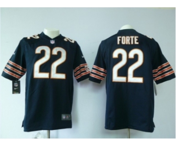 nike nfl jerseys chicago bears #22 matt forte blue[game]