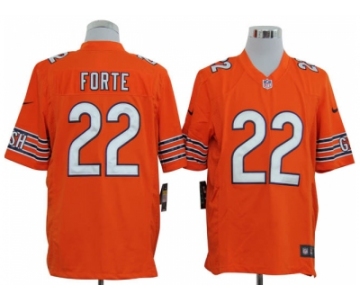 nike nfl jerseys chicago bears #22 matt forte orange[game]