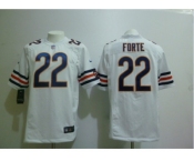 nike nfl jerseys chicago bears #22 matt forte white[game]