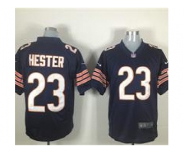 nike nfl jerseys chicago bears #23 hester blue[game]