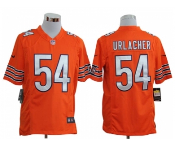 nike nfl jerseys chicago bears #54 urlacher orange[game]