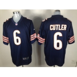 nike nfl jerseys chicago bears #6 cutler blue[game]