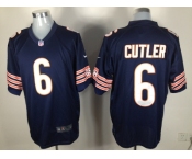 nike nfl jerseys chicago bears #6 cutler blue[game]