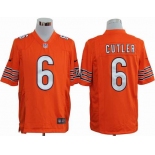 nike nfl jerseys chicago bears #6 cutler orange[game]