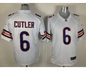 nike nfl jerseys chicago bears #6 cutler white[game]