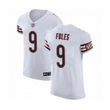 Men Nick #9 Foles Chicago Bears Men's Elite Vapor Untouchable Jersey - White