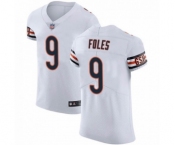 Men Nick #9 Foles Chicago Bears Men's Elite Vapor Untouchable Jersey - White