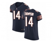 Men Nike Chicago Bears #14 Deonte Thompson Navy Blue Team Color Vapor Untouchable Elite Player NFL Jersey