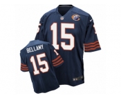 Men Nike Chicago Bears #15 Josh Bellamy Elite Navy Blue Throwback NFL Jersey