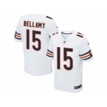 Men Nike Chicago Bears #15 Josh Bellamy Elite White NFL Jersey