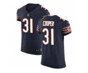 Men Nike Chicago Bears #31 Marcus Cooper Navy Blue Team Color Vapor Untouchable Elite Player NFL Jersey