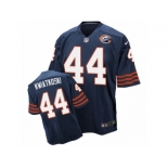 Men Nike Chicago Bears #44 Nick Kwiatkoski Elite Navy Blue Throwback NFL Jersey