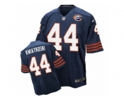 Men Nike Chicago Bears #44 Nick Kwiatkoski Elite Navy Blue Throwback NFL Jersey