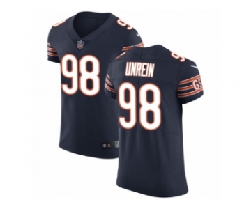 Men Nike Chicago Bears #98 Mitch Unrein Navy Blue Team Color Vapor Untouchable Elite Player NFL Jersey