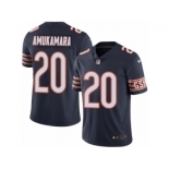 Men's Nike Chicago Bears #20 Prince Amukamara Elite Navy Blue Rush NFL Jersey