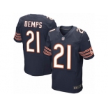 Men's Nike Chicago Bears #21 Quintin Demps Elite Navy Blue Team Color NFL Jersey