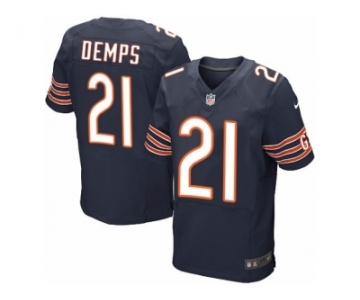 Men's Nike Chicago Bears #21 Quintin Demps Elite Navy Blue Team Color NFL Jersey