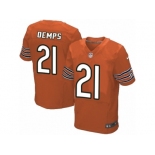 Men's Nike Chicago Bears #21 Quintin Demps Elite Orange Alternate NFL Jersey