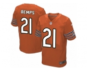 Men's Nike Chicago Bears #21 Quintin Demps Elite Orange Alternate NFL Jersey