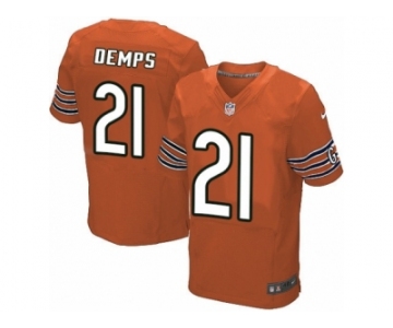 Men's Nike Chicago Bears #21 Quintin Demps Elite Orange Alternate NFL Jersey