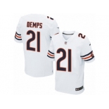 Men's Nike Chicago Bears #21 Quintin Demps Elite White NFL Jersey