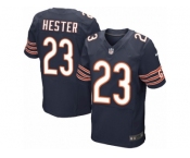 Men's Nike Chicago Bears #23 Devin Hester Elite Navy Blue Team Color NFL Jersey