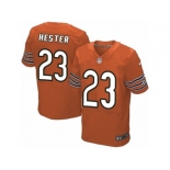 Men's Nike Chicago Bears #23 Devin Hester Elite Orange Alternate NFL Jersey