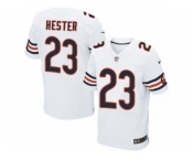 Men's Nike Chicago Bears #23 Devin Hester Elite White NFL Jersey