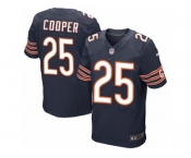 Men's Nike Chicago Bears #25 Marcus Cooper Elite Navy Blue Team Color NFL Jersey