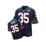 Men's Nike Chicago Bears #35 Johnthan Banks Elite Navy Blue Throwback NFL Jersey