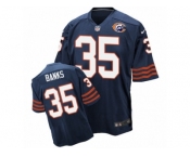 Men's Nike Chicago Bears #35 Johnthan Banks Elite Navy Blue Throwback NFL Jersey