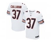 Men's Nike Chicago Bears #37 Bryce Callahan Elite White NFL Jersey