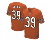 Men's Nike Chicago Bears #39 Jacoby Glenn Elite Orange Alternate NFL Jersey