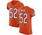 Men's Nike Chicago Bears #52 Khalil Mack Orange Alternate Vapor Untouchable Elite Player NFL Jersey