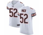 Men's Nike Chicago Bears #52 Khalil Mack White Vapor Untouchable Elite Player NFL Jersey