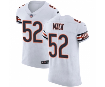 Men's Nike Chicago Bears #52 Khalil Mack White Vapor Untouchable Elite Player NFL Jersey