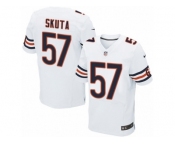 Men's Nike Chicago Bears #57 Dan Skuta Elite White NFL Jersey