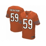 Men's Nike Chicago Bears #59 Danny Trevathan Elite Orange Alternate NFL Jersey