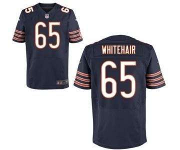 Men's Nike Chicago Bears #65 Cody Whitehair Elite Navy Blue Team Color NFL Jersey