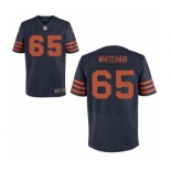 Men's Nike Chicago Bears #65 Cody Whitehair Elite Navy Blue Throwback Alternate NFL Jersey