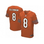 Men's Nike Chicago Bears #8 Mike Glennon Elite Orange Alternate NFL Jersey