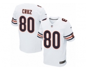 Men's Nike Chicago Bears #80 Victor Cruz Elite White NFL Jersey