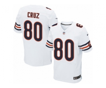 Men's Nike Chicago Bears #80 Victor Cruz Elite White NFL Jersey