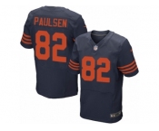 Men's Nike Chicago Bears #82 Logan Paulsen Elite Navy Blue 1940s Throwback Alternate NFL Jersey