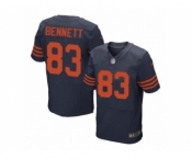 Men's Nike Chicago Bears #83 Martellus Bennett Elite Navy Blue 1940s Throwback Alternate NFL Jersey