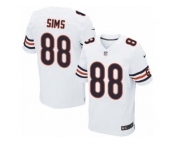 Men's Nike Chicago Bears #88 Dion Sims Elite White NFL Jersey