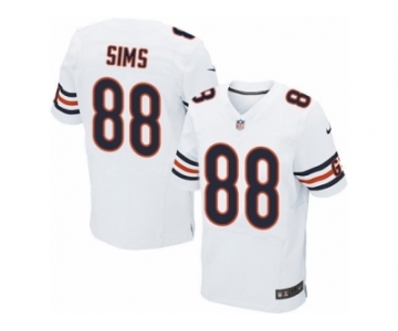 Men's Nike Chicago Bears #88 Dion Sims Elite White NFL Jersey